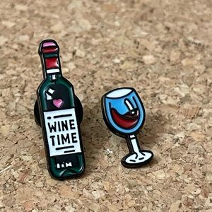 Wine Time Enamel Pin